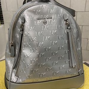 New Michael Kors logo small Brooklyn back pack
